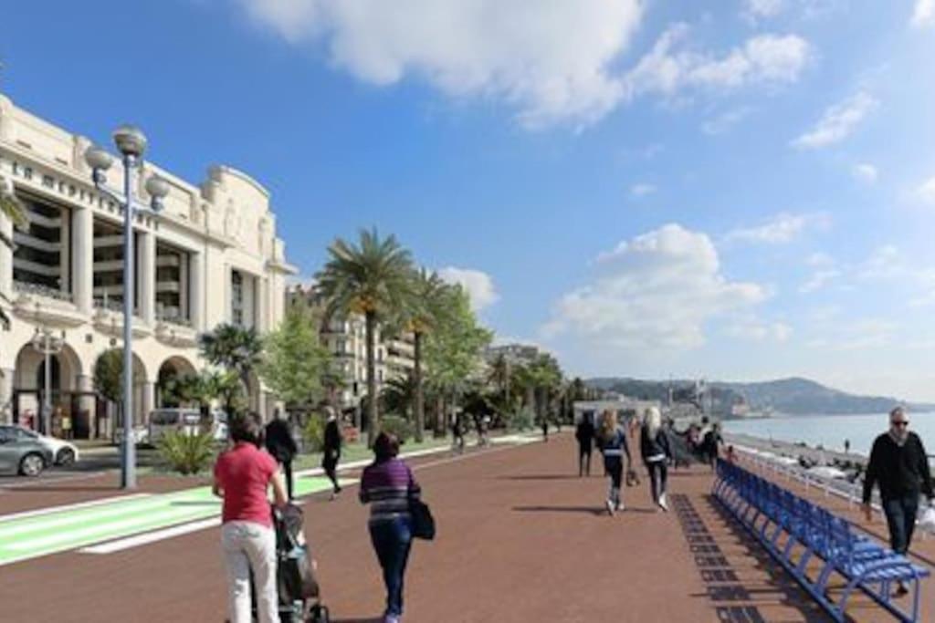 #28 1 Bdr Flat Ac Balcony Hper Central 10Mins To Beach & Old Town Niza Exterior foto
